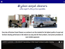 Tablet Screenshot of drycleancarpets.com